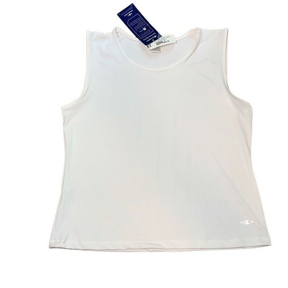 NWT Champion double dry white sleeveless sz XL top quick dry active top. - Picture 4 of 10